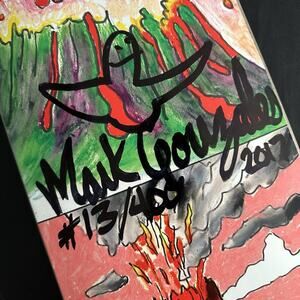 Krooked Tyshawn Jones Skateboard Deck #13/400 Mark Gonzales Signed Autographed